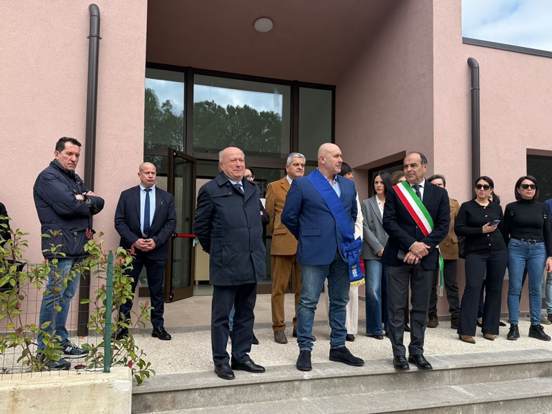 immagine notizia (ptn) San Gemini, il Presidente Bandecchi all'inaugurazione del nuovo asilo comunale: 